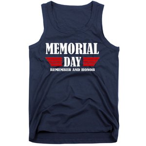 Memorial Day Remember And Honor Tank Top