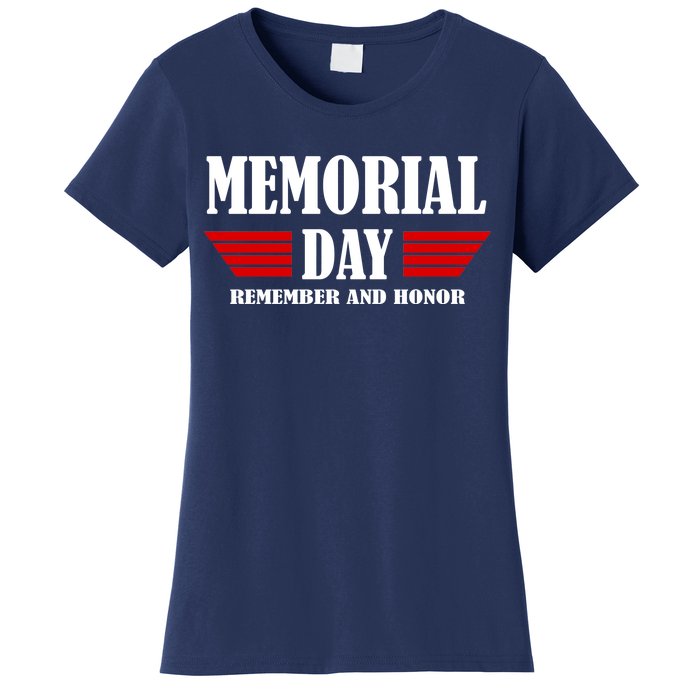 Memorial Day Remember And Honor Women's T-Shirt