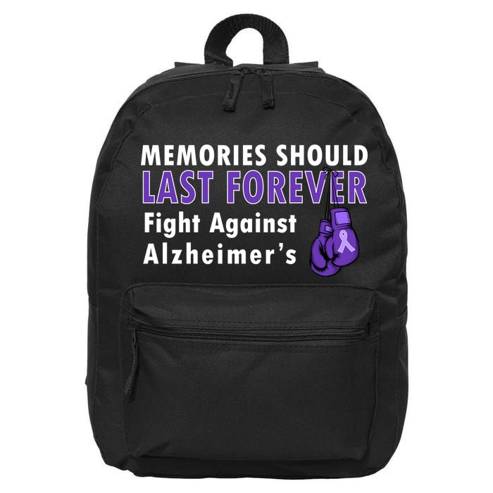 Memories Should Last Forever Fight Against Alzheimer's 16 in Basic Backpack