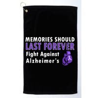 Memories Should Last Forever Fight Against Alzheimer's Golf Towel