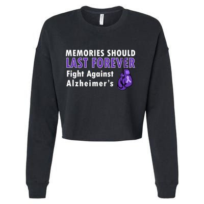 Memories Should Last Forever Fight Against Alzheimer's Cropped Pullover Crew