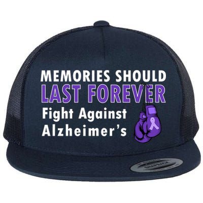 Memories Should Last Forever Fight Against Alzheimer's Flat Bill Trucker Hat