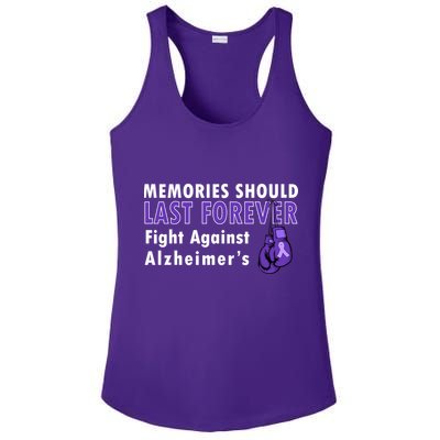 Memories Should Last Forever Fight Against Alzheimer's Ladies PosiCharge Competitor Racerback Tank