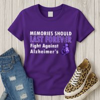 Memories Should Last Forever Fight Against Alzheimer's Womens T-Shirt
