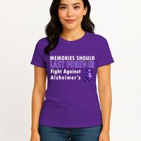 Memories Should Last Forever Fight Against Alzheimer's Womens T-Shirt