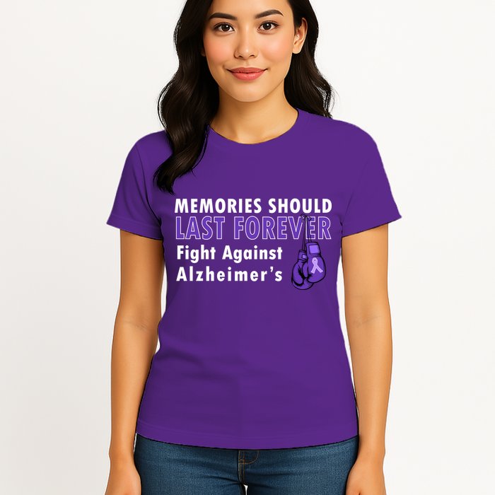 Memories Should Last Forever Fight Against Alzheimer's Womens T-Shirt