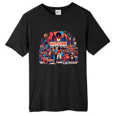 Motown Era Nostalgic Music Design Tall Fusion ChromaSoft Performance T-Shirt