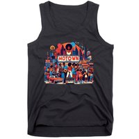 Motown Era Nostalgic Music Design Tank Top