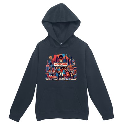 Motown Era Nostalgic Music Design Urban Pullover Hoodie