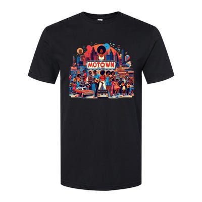 Motown Era Nostalgic Music Design Softstyle CVC T-Shirt