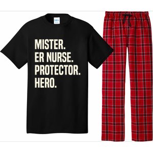 Mister Er Nurse Protector Hero Husband Profession Gift Pajama Set