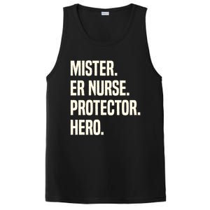 Mister Er Nurse Protector Hero Husband Profession Gift PosiCharge Competitor Tank