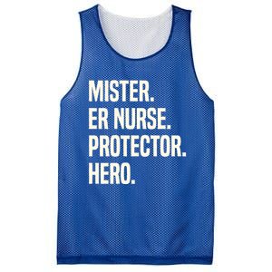 Mister Er Nurse Protector Hero Husband Profession Gift Mesh Reversible Basketball Jersey Tank