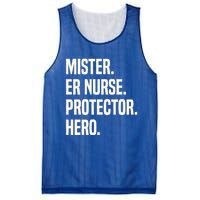 Mister Er Nurse Protector Hero Husband Profession Gift Mesh Reversible Basketball Jersey Tank