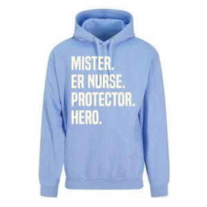 Mister Er Nurse Protector Hero Husband Profession Gift Unisex Surf Hoodie