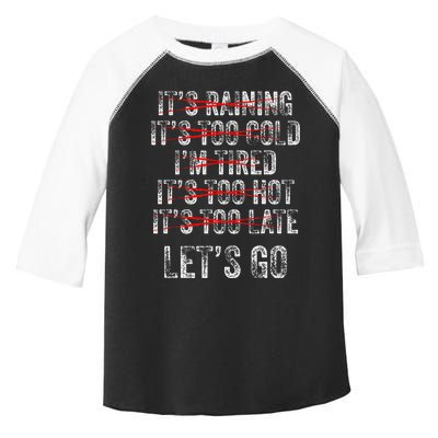 Motivational Exercise Noexcuse Workoutbuddy LetS Go Toddler Fine Jersey T-Shirt