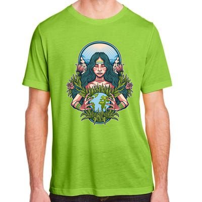 Mother Earth Native American Earth Day Adult ChromaSoft Performance T-Shirt