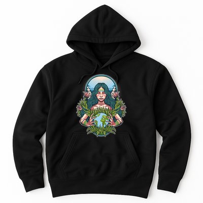 Mother Earth Native American Earth Day Hoodie