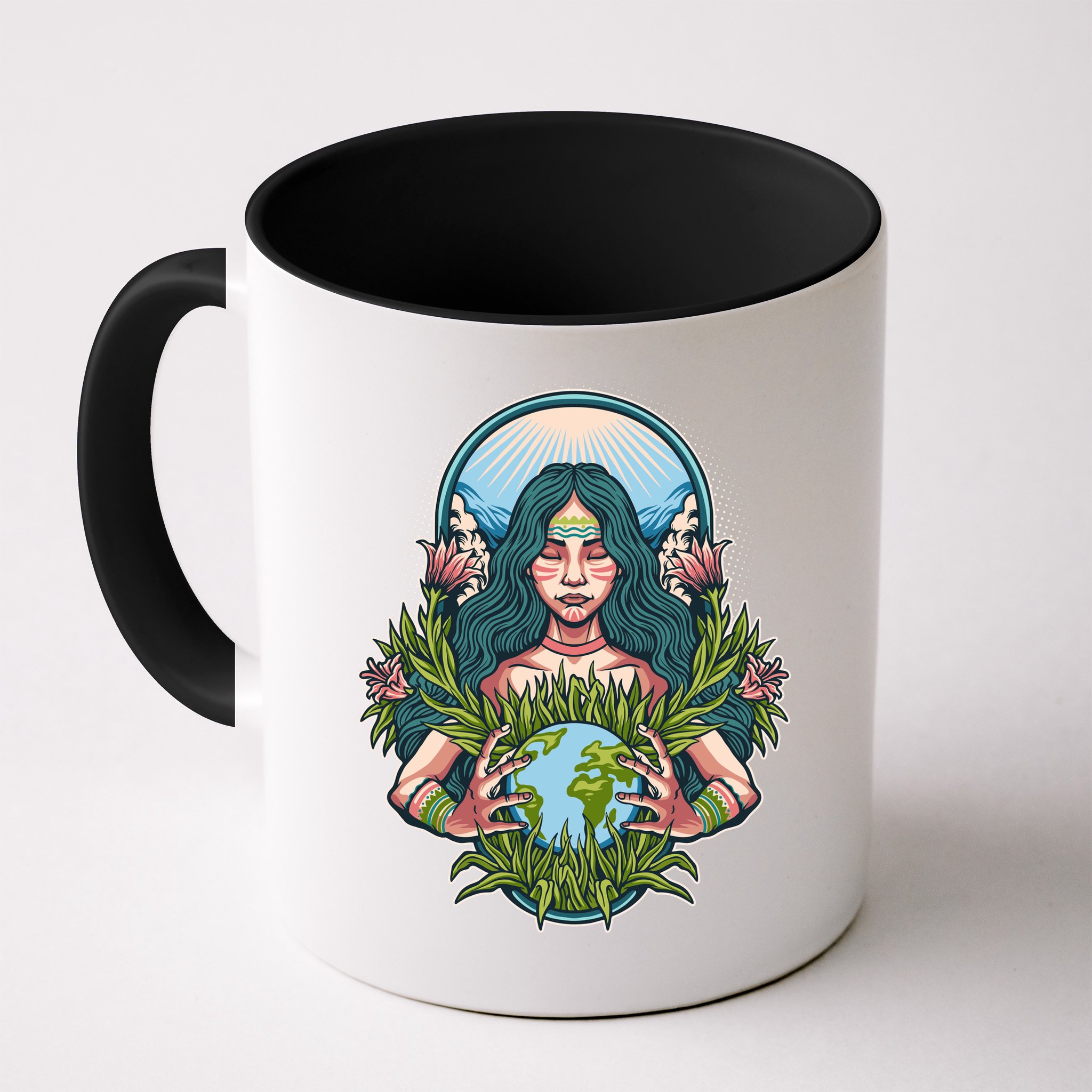 Mother Earth Native American Earth Day Mug