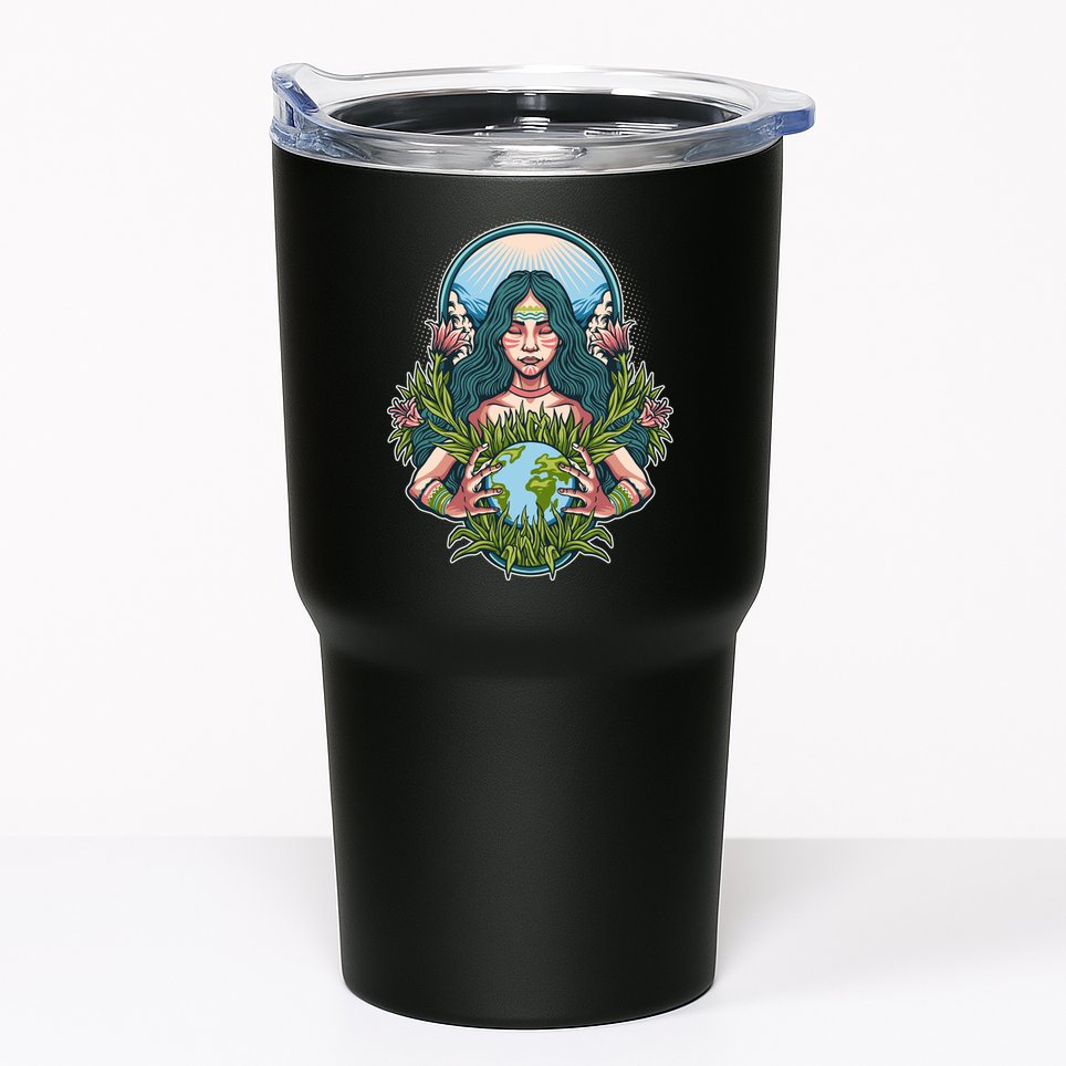 Mother Earth Native American Earth Day Tumbler