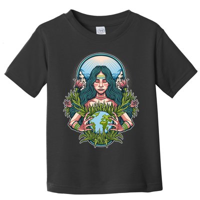 Mother Earth Native American Earth Day Toddler T-Shirt