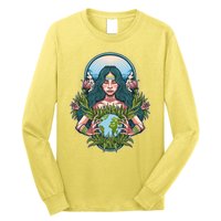 Mother Earth Native American Earth Day Long Sleeve Shirt