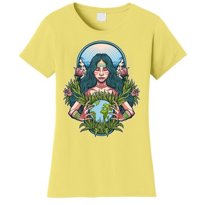 Mother Earth Native American Earth Day Women's T-Shirt