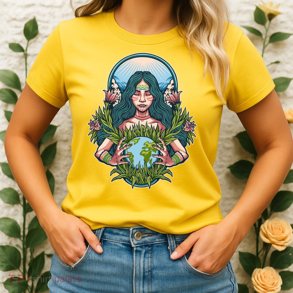 Mother Earth Native American Earth Day Women's T-Shirt