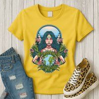 Mother Earth Native American Earth Day Women's T-Shirt