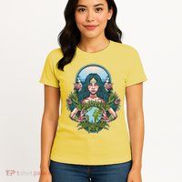 Mother Earth Native American Earth Day Women's T-Shirt