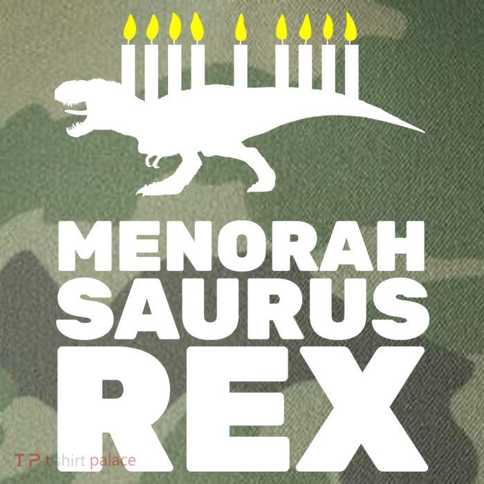 Menorah Saurus Rex Legacy Tie Dye Trucker Hat