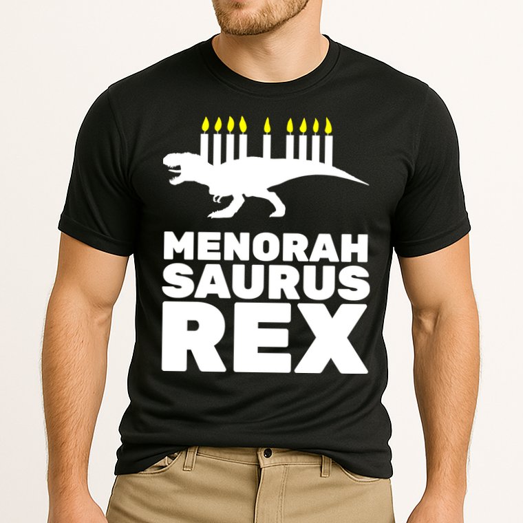 Menorah Saurus Rex Performance Shirt