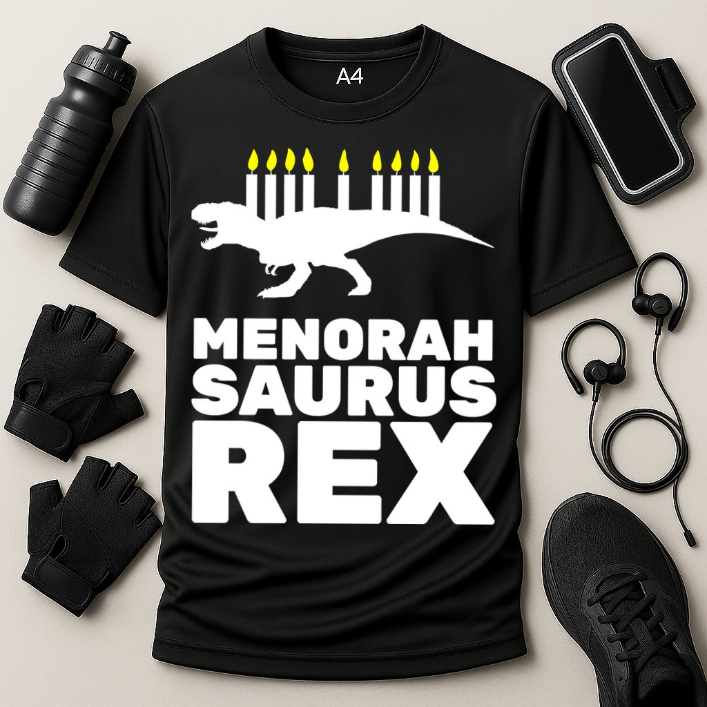 Menorah Saurus Rex Performance Shirt