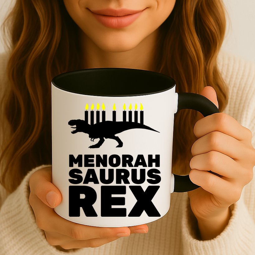 Menorah Saurus Rex Mug