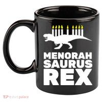 Menorah Saurus Rex 11oz C Handle Ceramic Mug