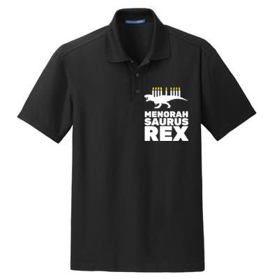 Menorah Saurus Rex Dry Zone Grid Polo