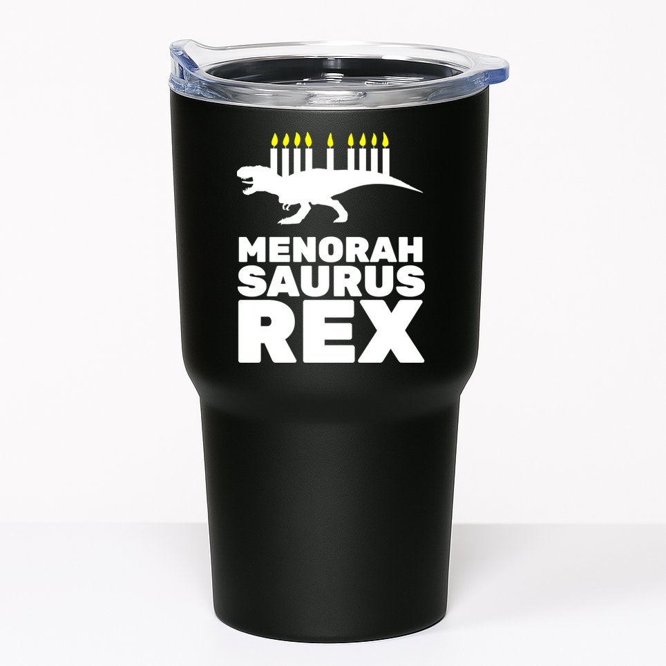 Menorah Saurus Rex Tumbler