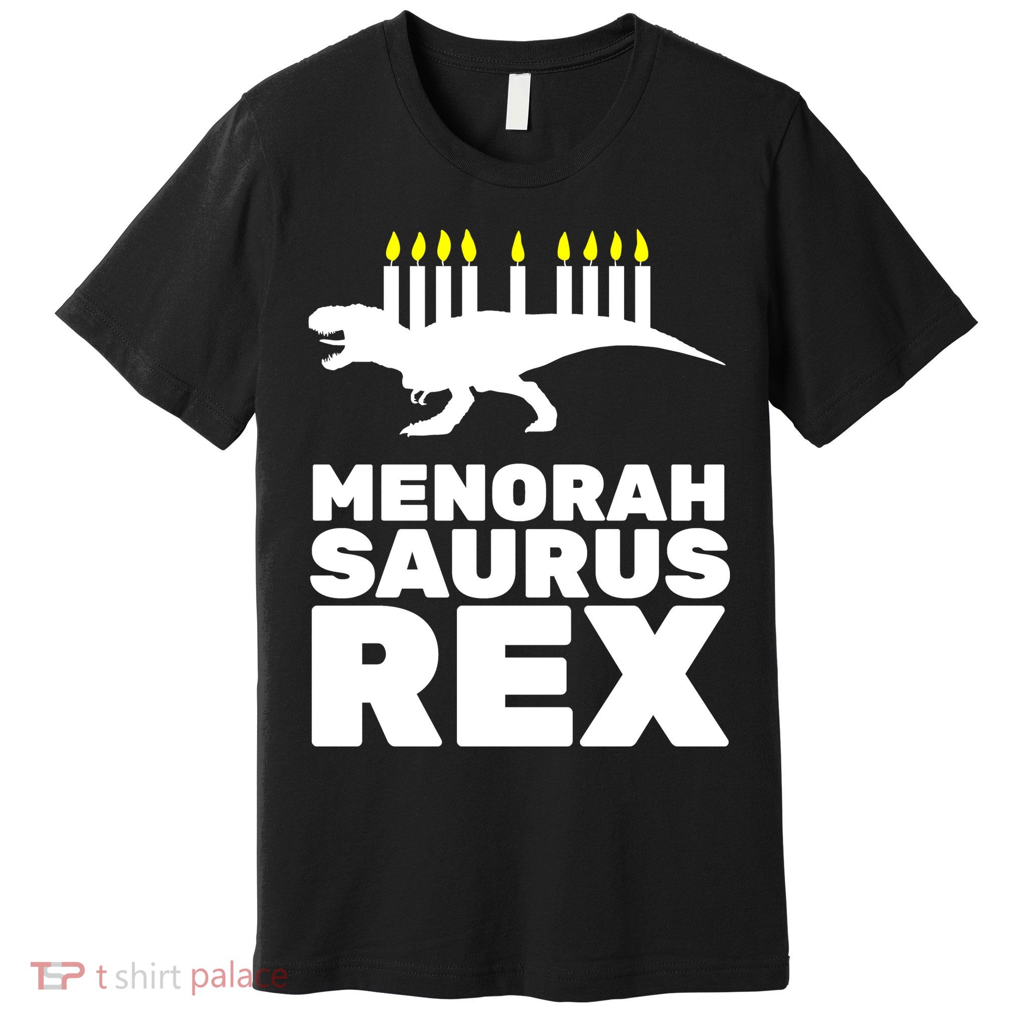 Menorah Saurus Rex Premium T-Shirt