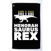 Menorah Saurus Rex Golf Towel
