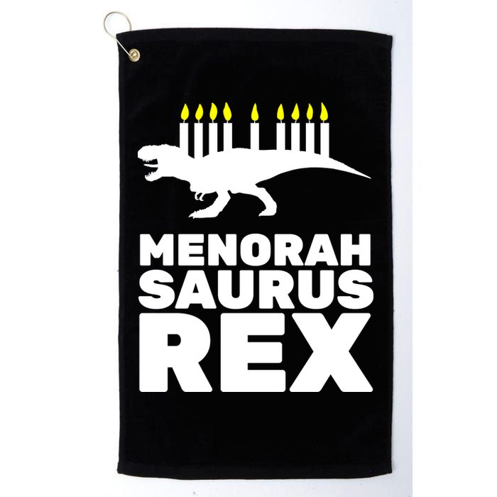 Menorah Saurus Rex Golf Towel