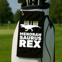 Menorah Saurus Rex Golf Towel