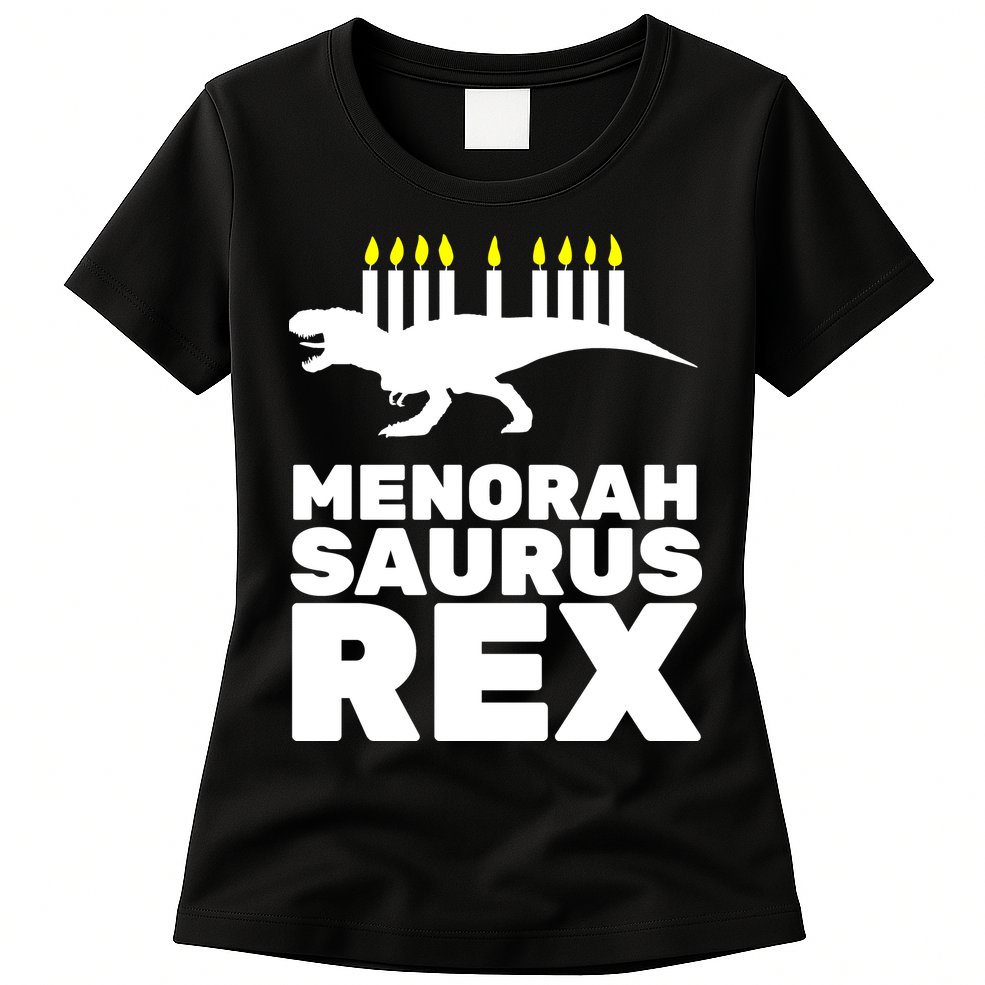 Menorah Saurus Rex Womens T-Shirt