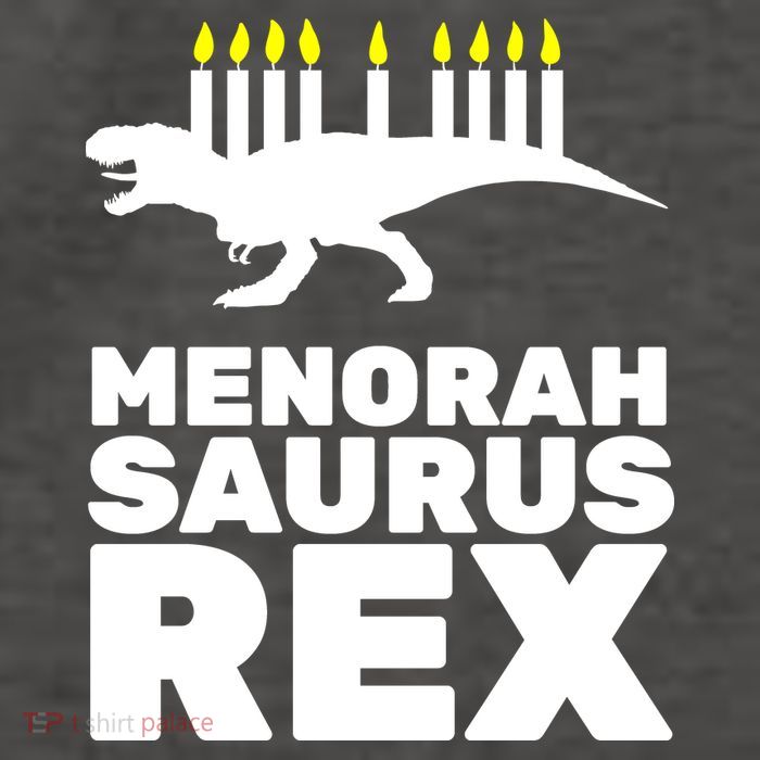 Menorah Saurus Rex Vector Backpack