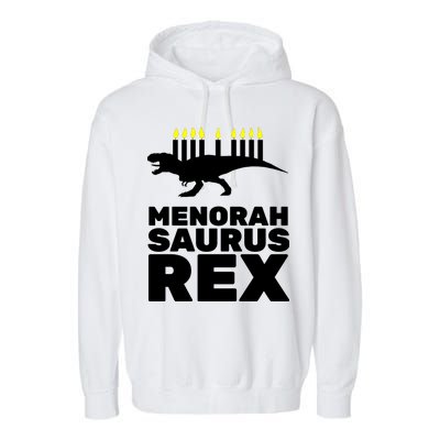 Menorah Saurus Rex Garment-Dyed Fleece Hoodie