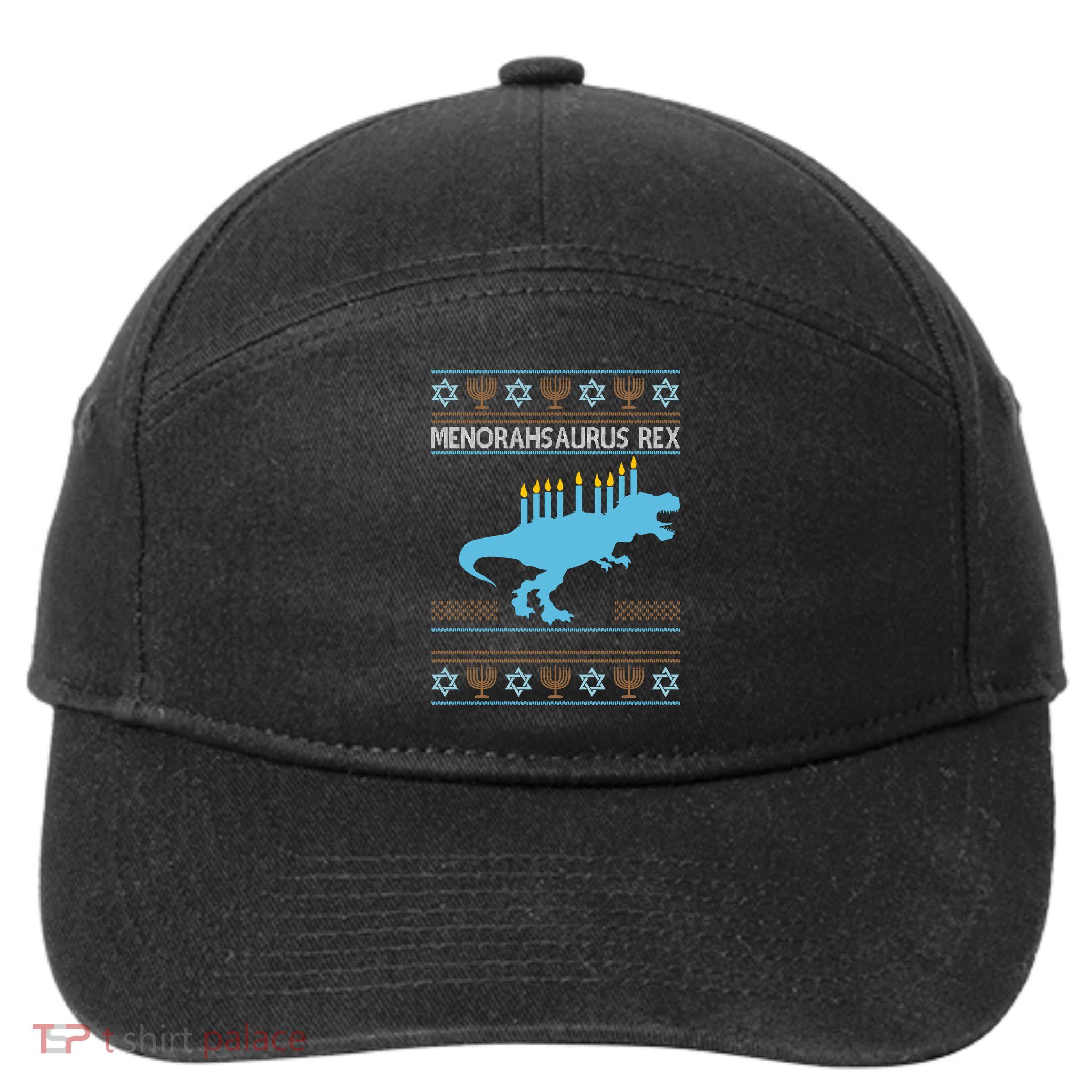 Menorahsaurus Rex 7-Panel Snapback Hat