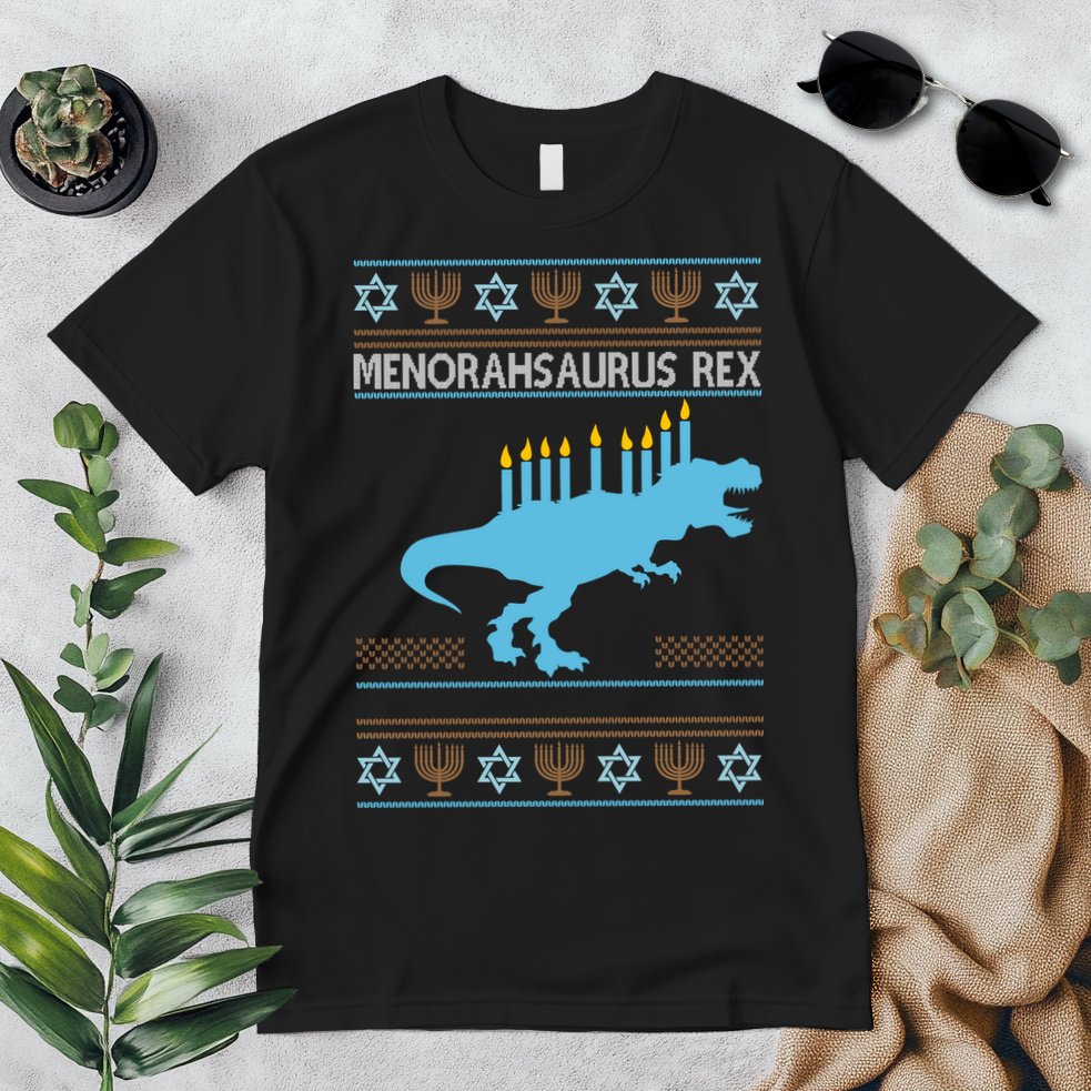 Menorahsaurus Rex Premium T-Shirt