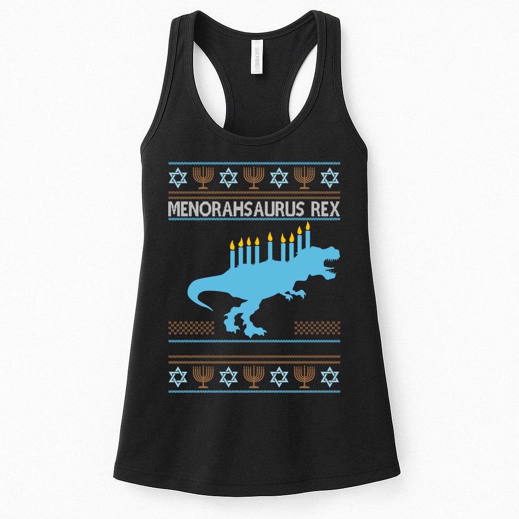Menorahsaurus Rex Womens Tank Top