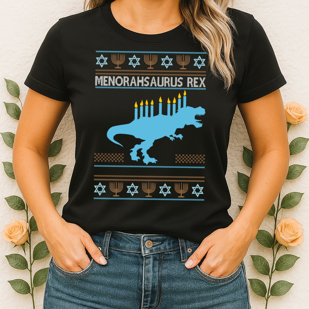 Menorahsaurus Rex Womens T-Shirt