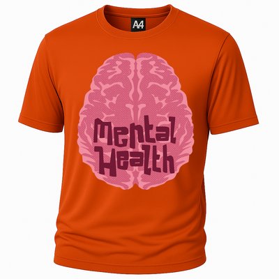 Mental Health Awareness Brain Cooling Performance Crew T-Shirt