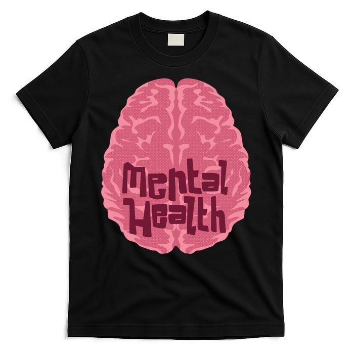 Mental Health Awareness Brain T-Shirt